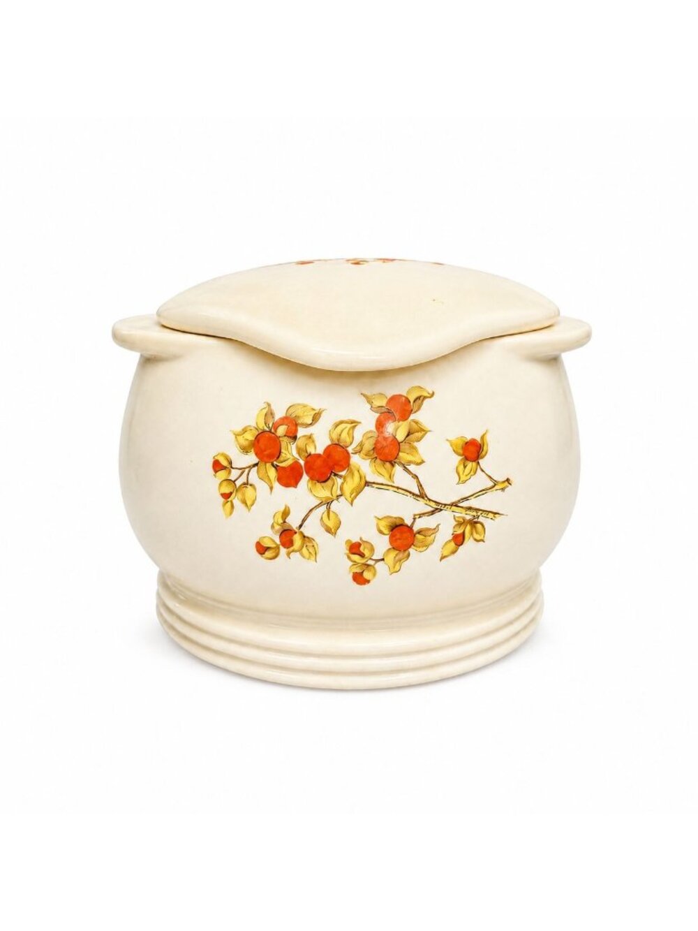 Ironstone Grease Jar  Vintage Universal Cambridge Pottery BitterSweet Casserole